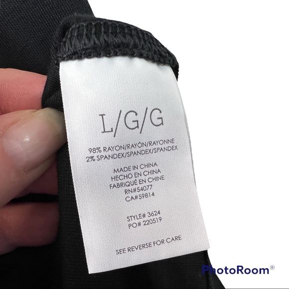 🎃SOLD🎃 CAbi Henley Long Sleeve Shirt Tunic Top 3624 Large Black - Picture 9 of 11